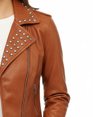 Western Dome Studded Easy Rider Jacket