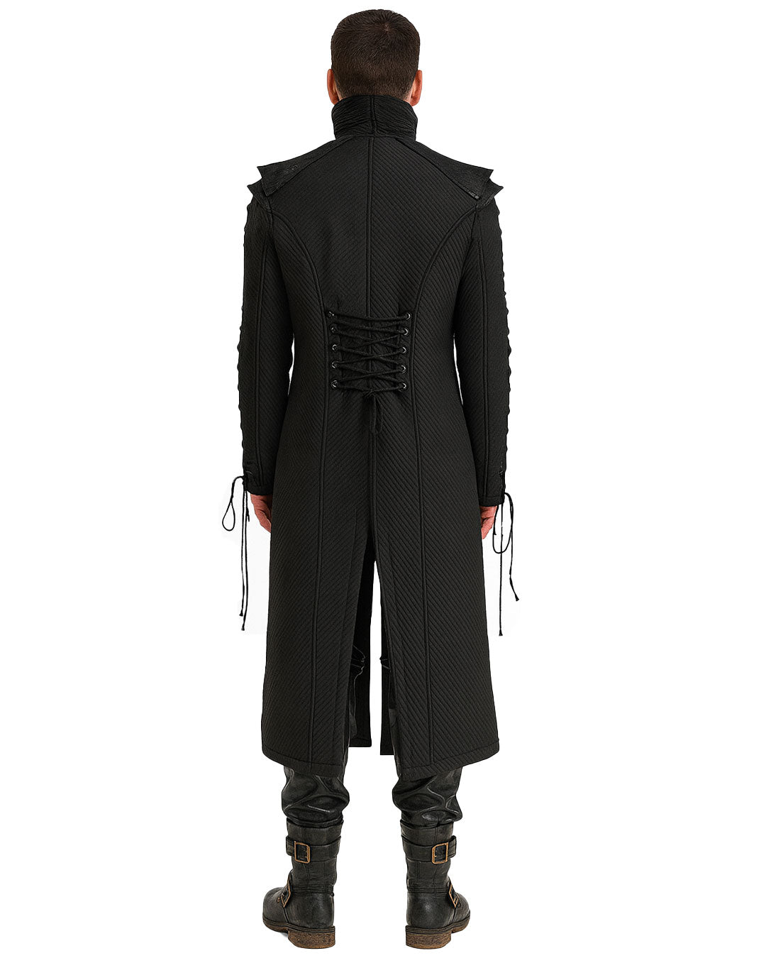Men's Black Long Coat