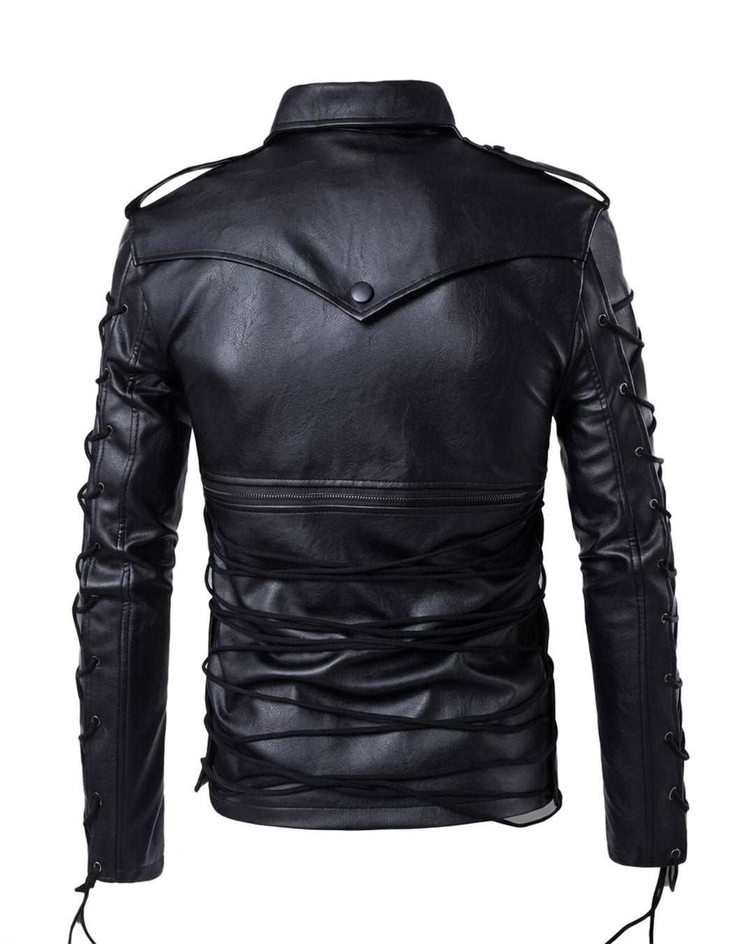 Black Leather Biker Jacket
