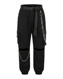 Women’s Techwear Separate Cargo Pants – Multi-Pocket Streetwear