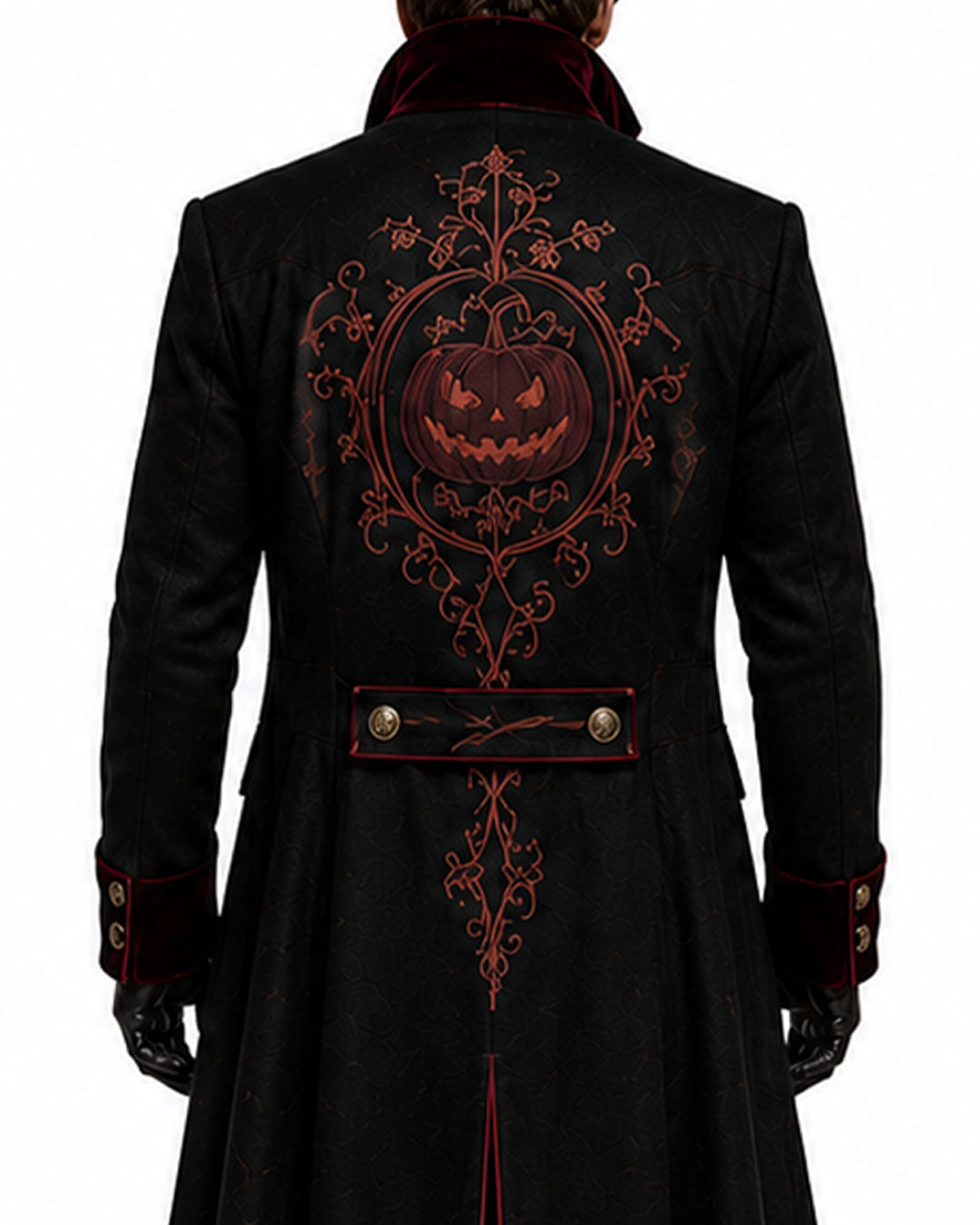 Halloween Trench Coat Gothic Vampire Costume