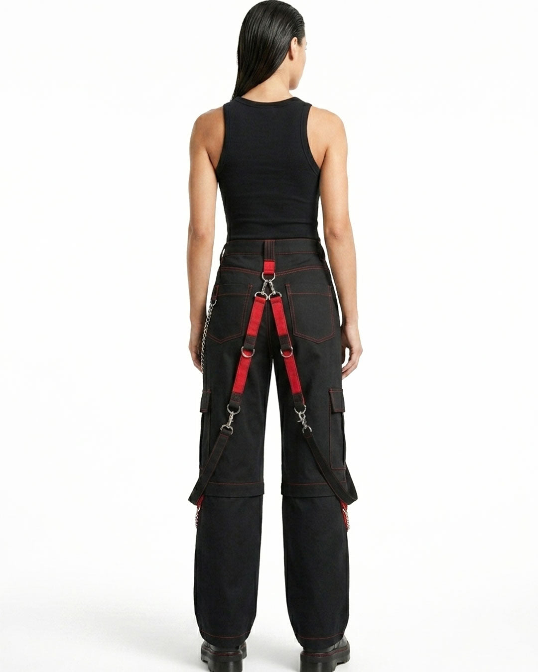 Women's Gothic Punk Cargo Pants