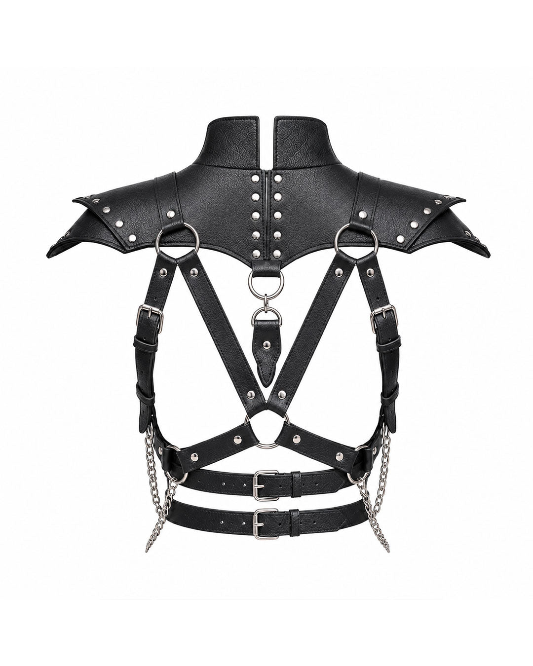 Women’s Gothic Shoulder Body Harness with Chains