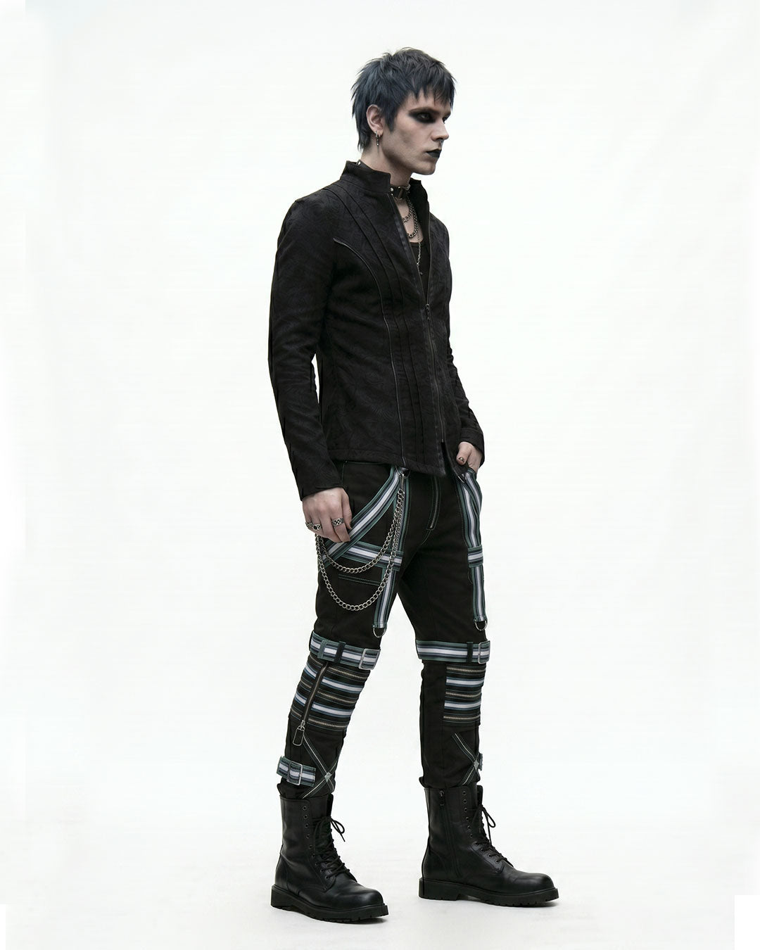 Neon Cyberpunk Tactical Pants
