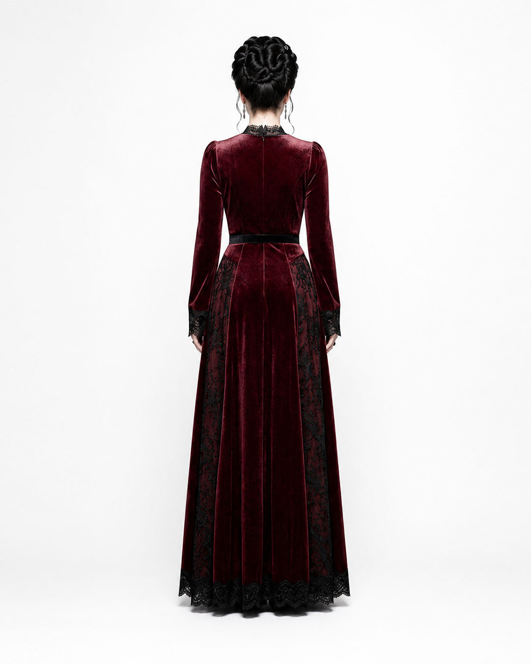 Crimson Mourning Gothic Vampire Costume Dress