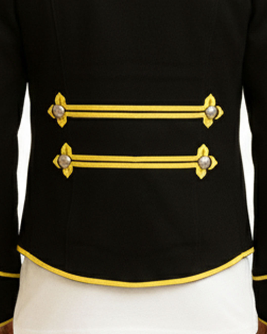 Men’s Black & Yellow Military Jacket