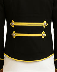 Men’s Black & Yellow Military Jacket
