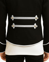 Black & White Military Jacket