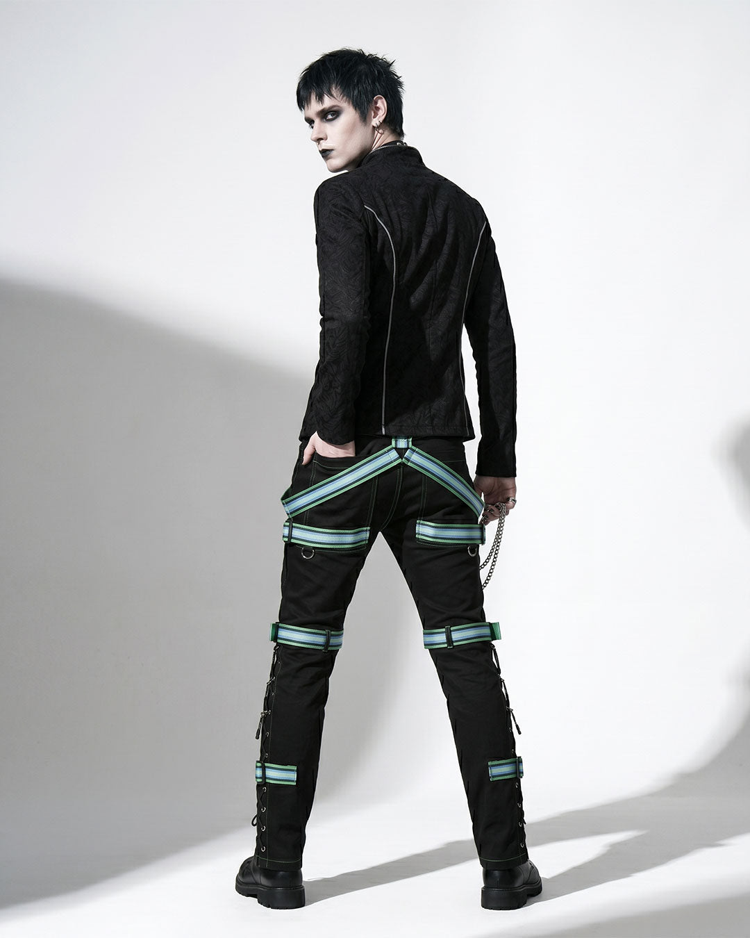 Neon Cyberpunk Tactical Pants
