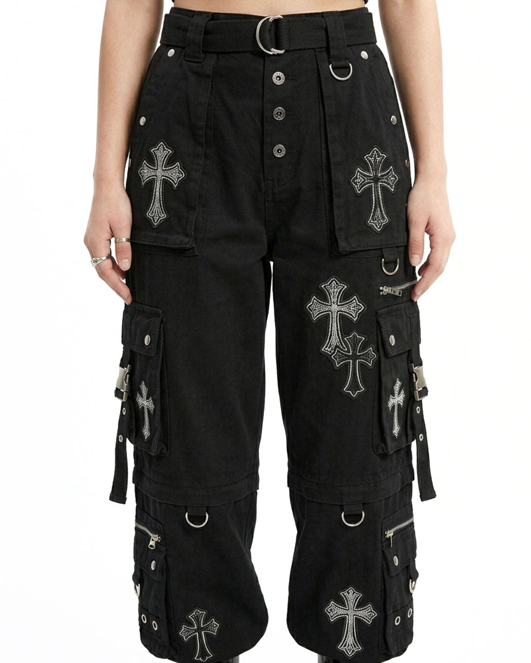 Women’s Gothic Cross Cargo Pants