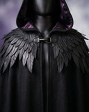 Women's Wool Cape – Hooded Gothic Wool Cloak