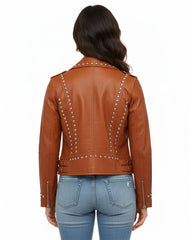 Western Dome Studded Easy Rider Jacket