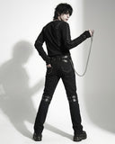 Unisex Midnight Masquerade Gothic Skinny Pant