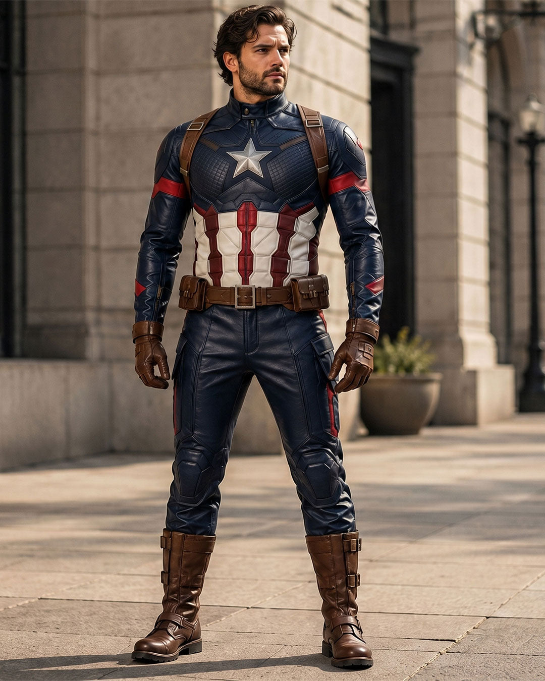 Men's Superhero Costume | Super Soldier Cosplay Suit
