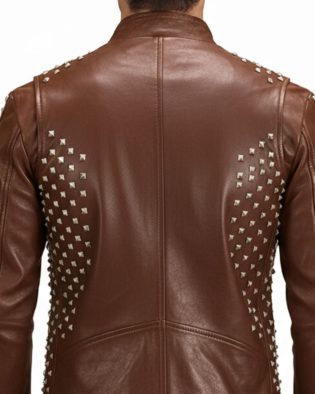 Maroon Studded Jacket