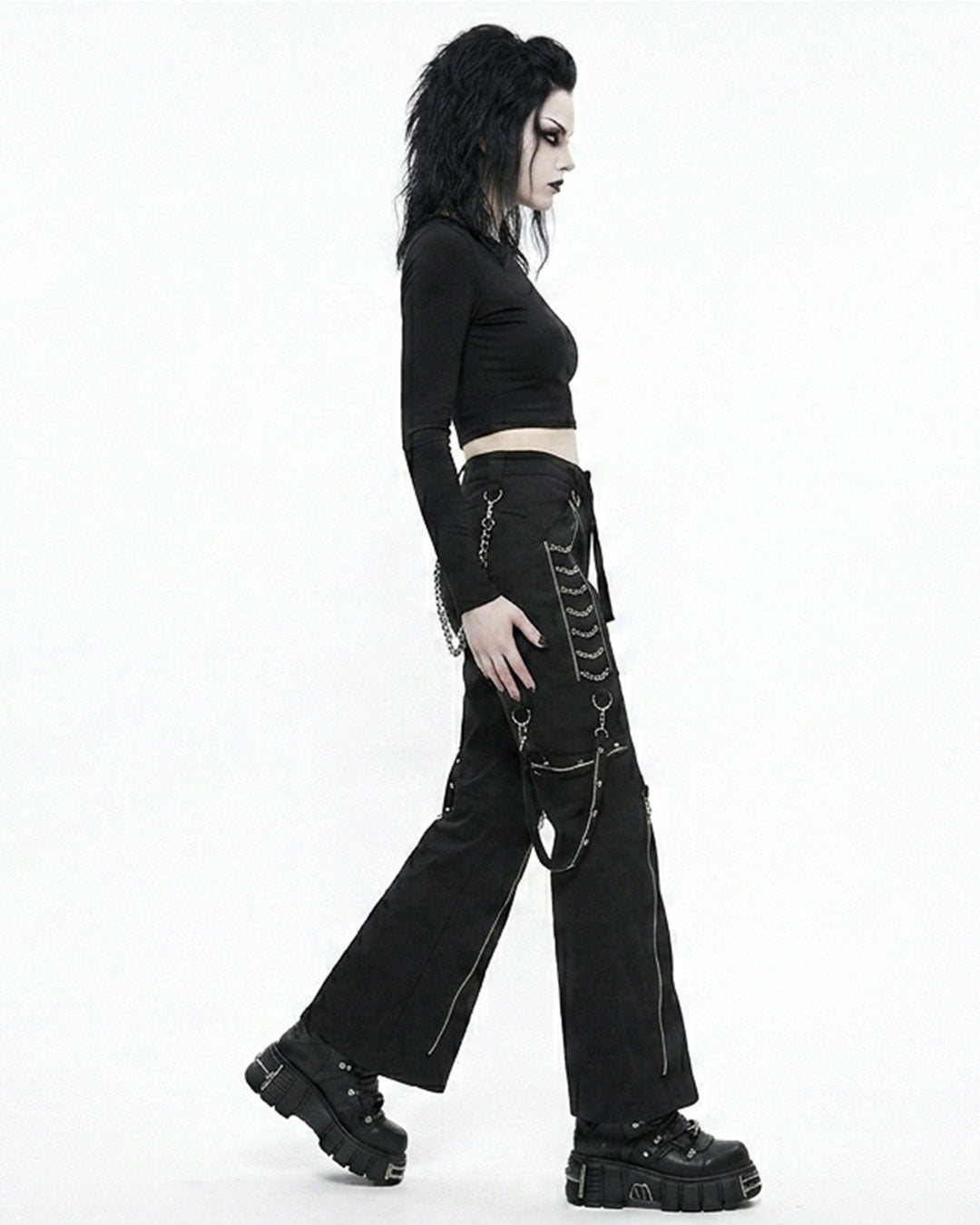 Shadowlace Gothic Chain Pants