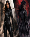 Black Superhero Cosplay Costume for Women