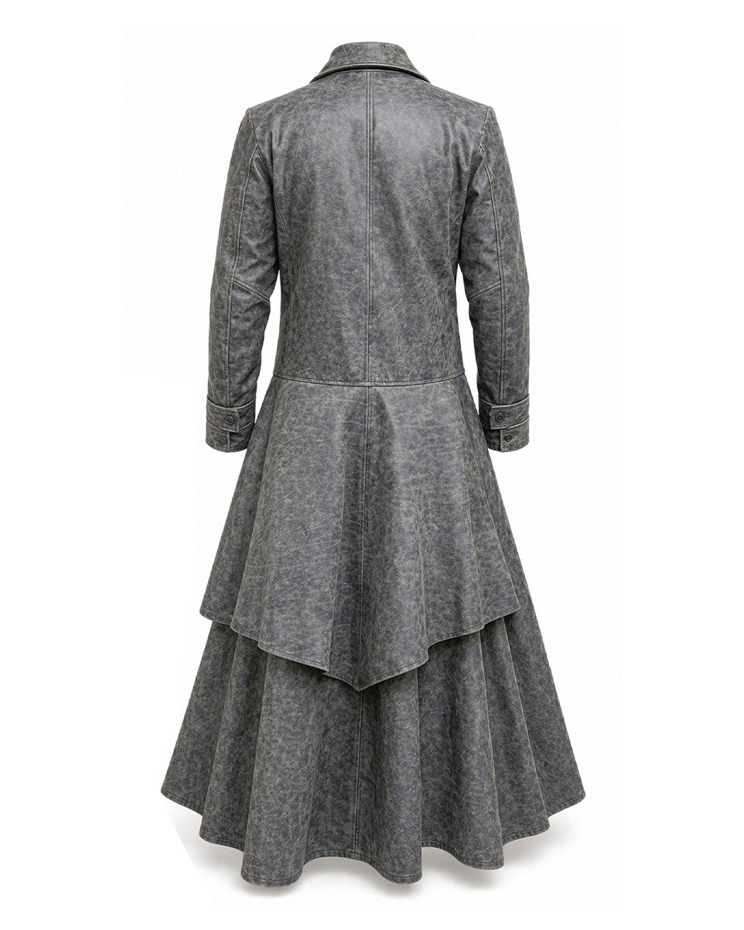 Men’s Distressed Gothic Long Coat