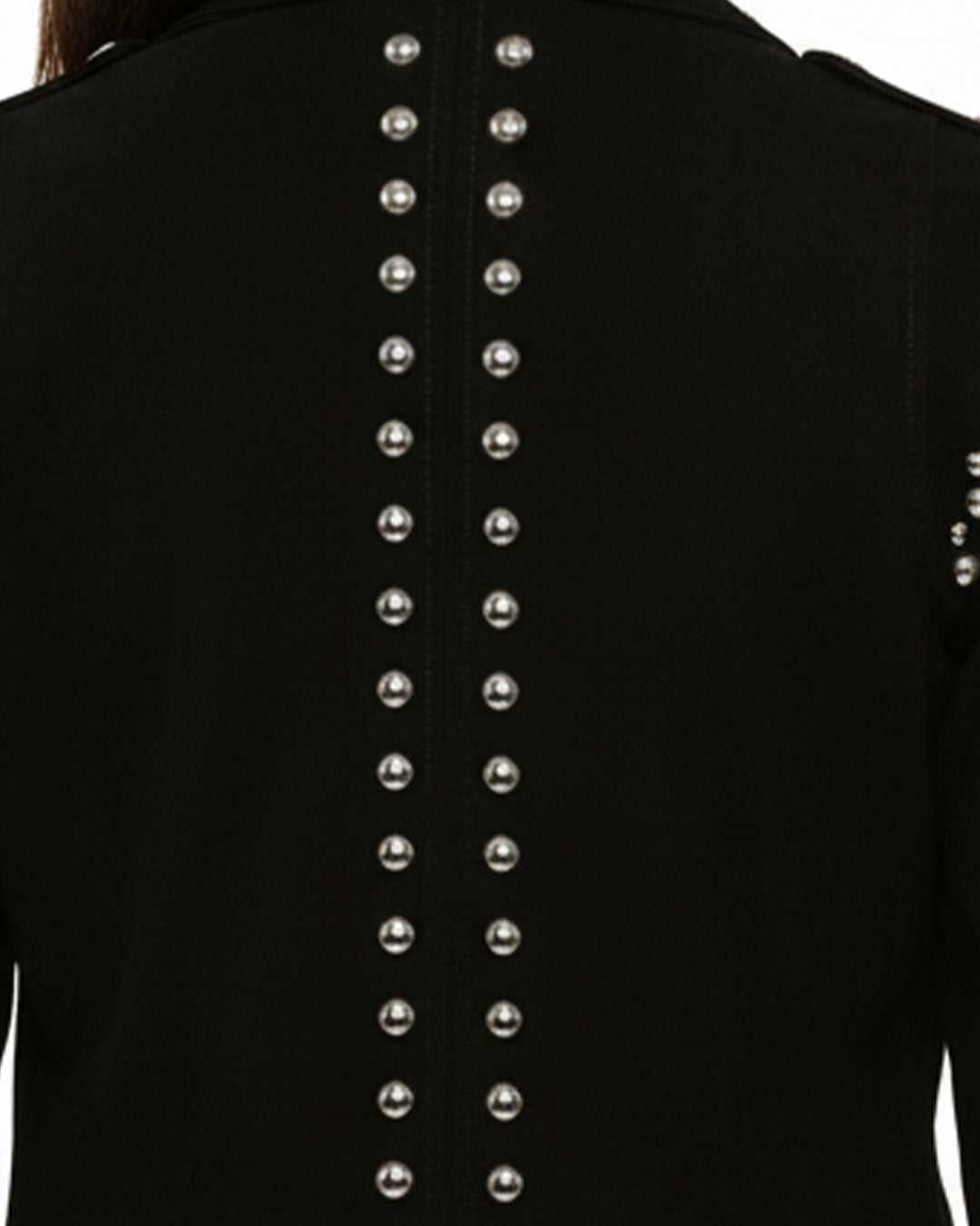 Studded Suede Leather