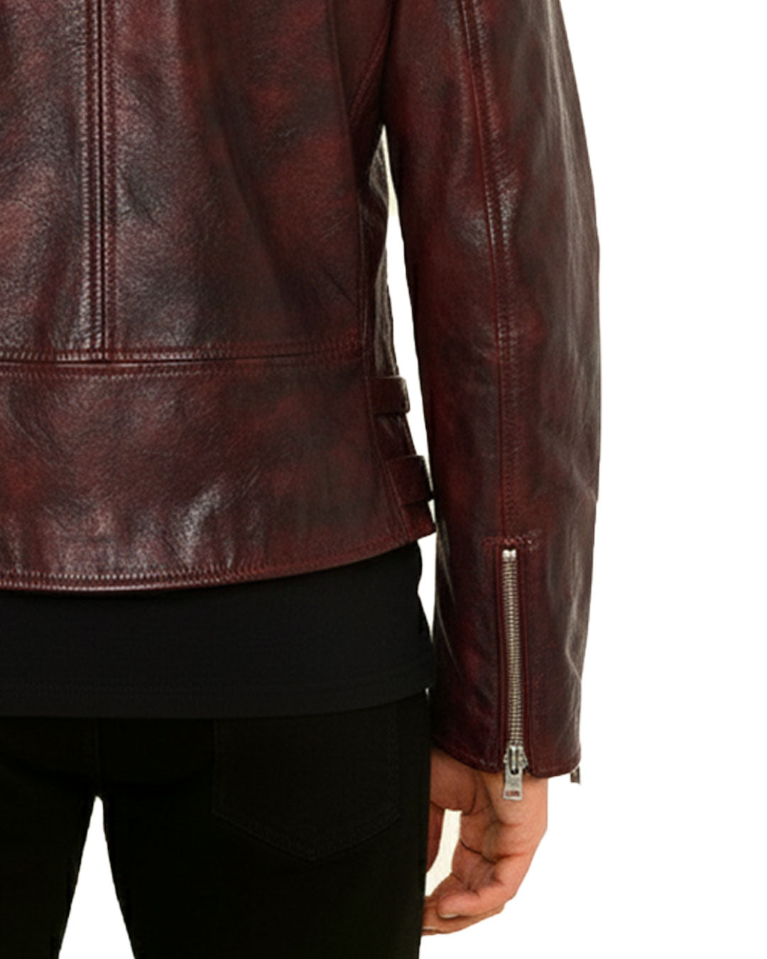Maroon Waxed Jacket