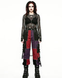 Women's Patchwork Cargo Pants | Alternative Gothic Style