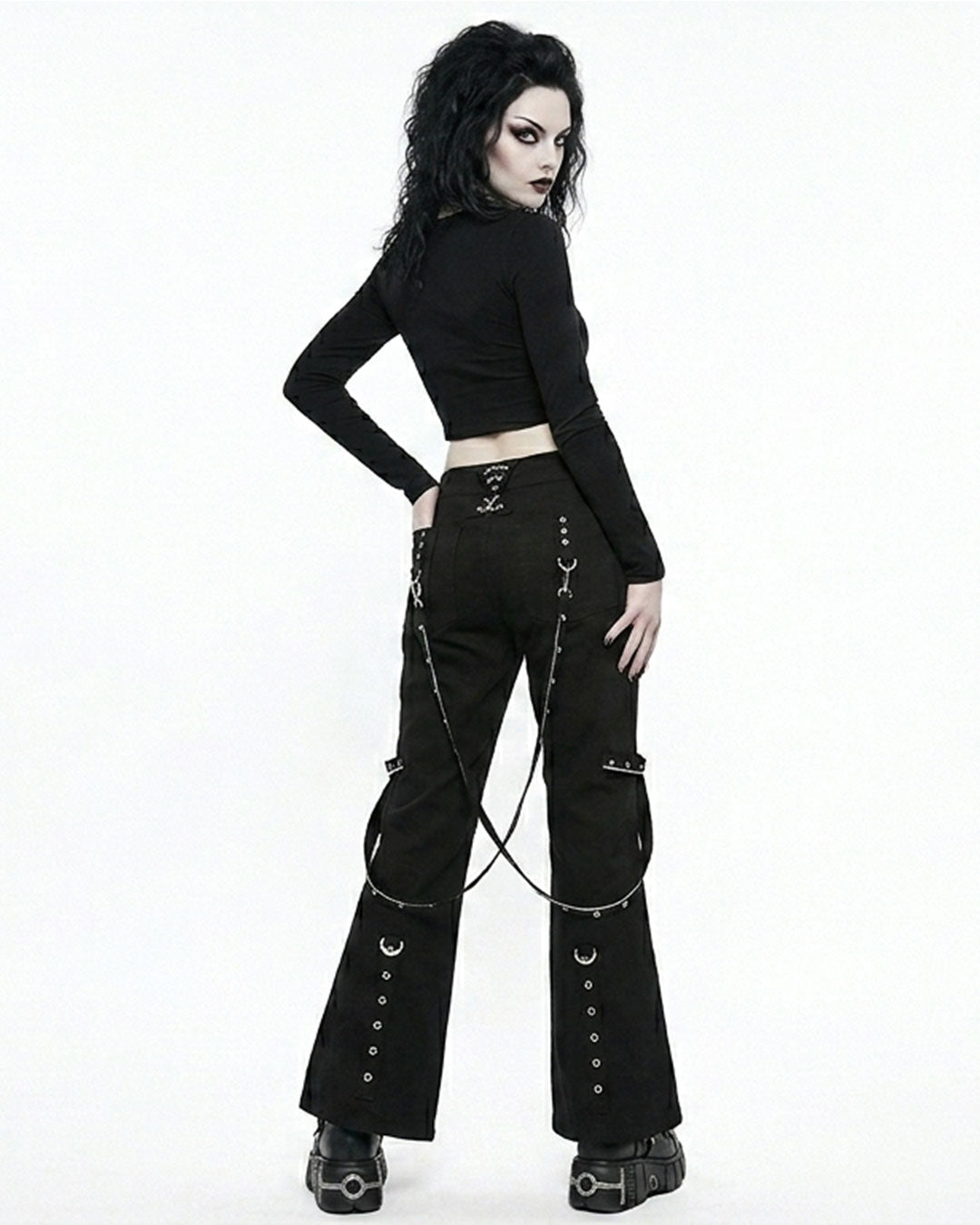 Shadowlace Gothic Chain Pants