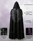 Women's Wool Cape – Hooded Gothic Wool Cloak