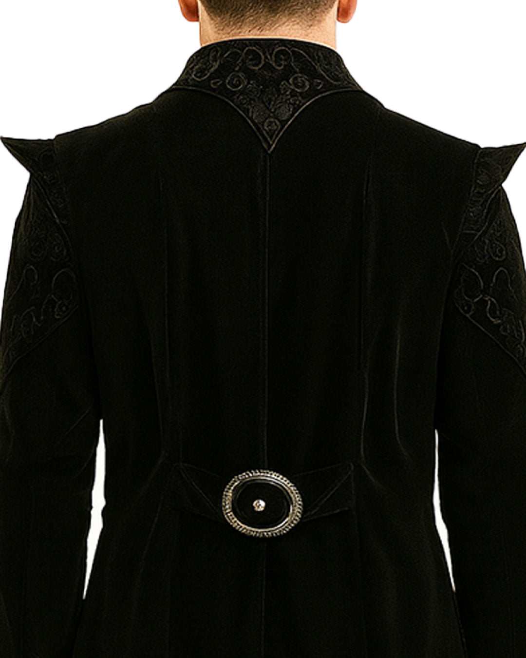 Black Velvet Jacquard