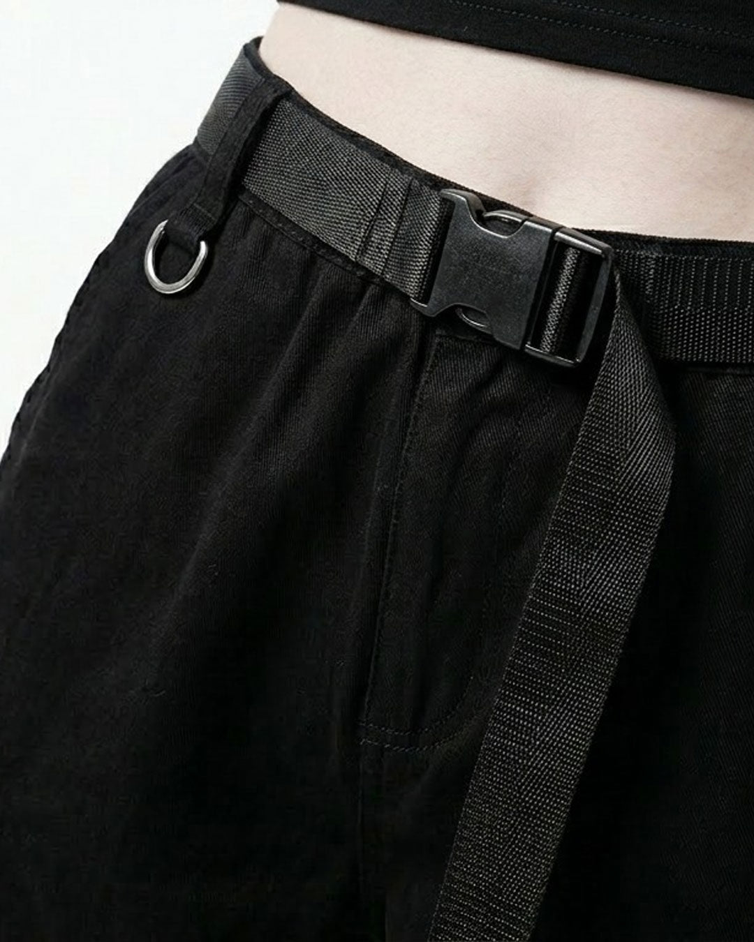 Women’s Techwear Separate Cargo Pants – Multi-Pocket Streetwear
