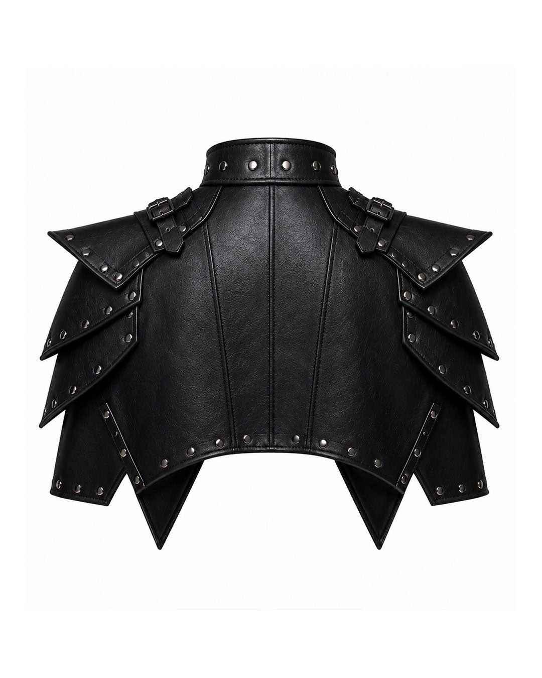 Men’s Gothic Leather Shoulder Cape