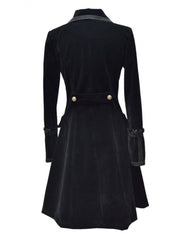 Black Chinese Style Gothic Long Coat -   - Trippprs