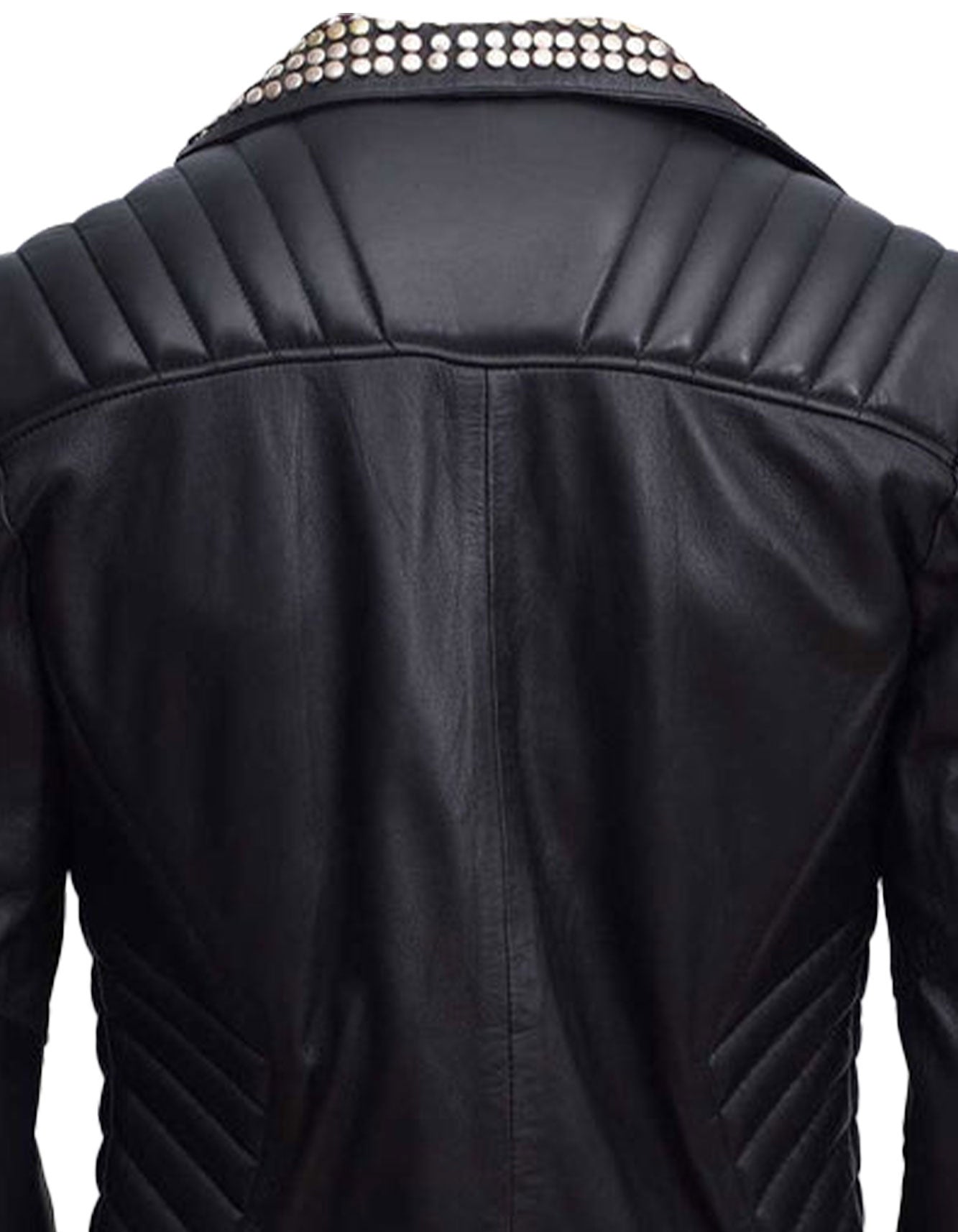 Black Rockstar Leather Jacket -   - Trippprs