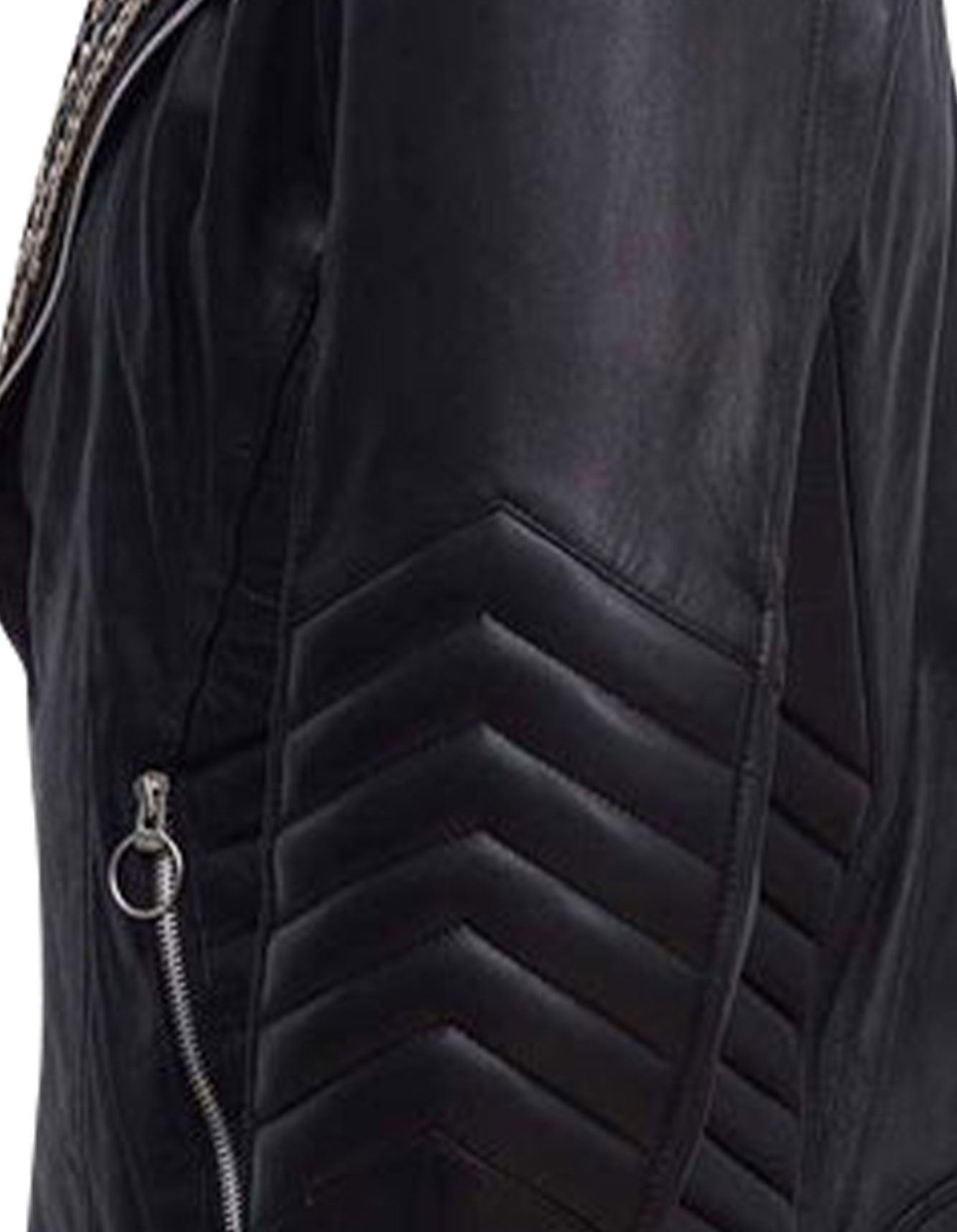 Black Rockstar Leather Jacket -   - Trippprs