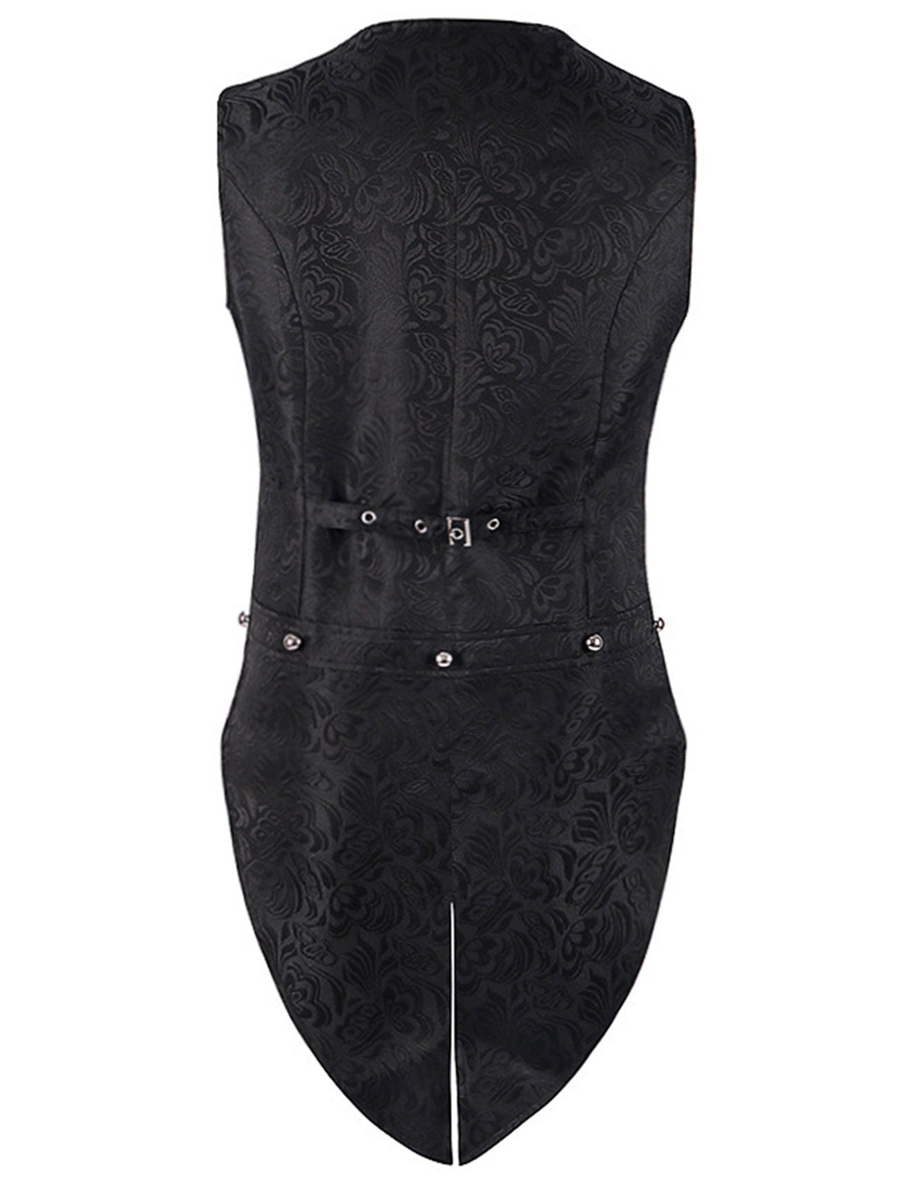 Black Steampunk Vest -   - Trippprs