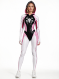 Spider Gwen Costume for Women – Pink Black White Cosplay Suit