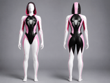 Spider Gwen Costume for Women – Pink Black White Cosplay Suit