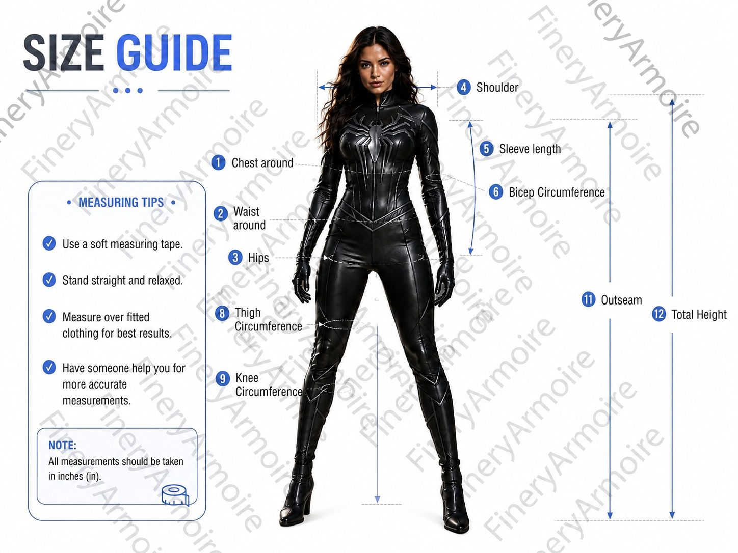 Black Superhero Cosplay Costume for Women