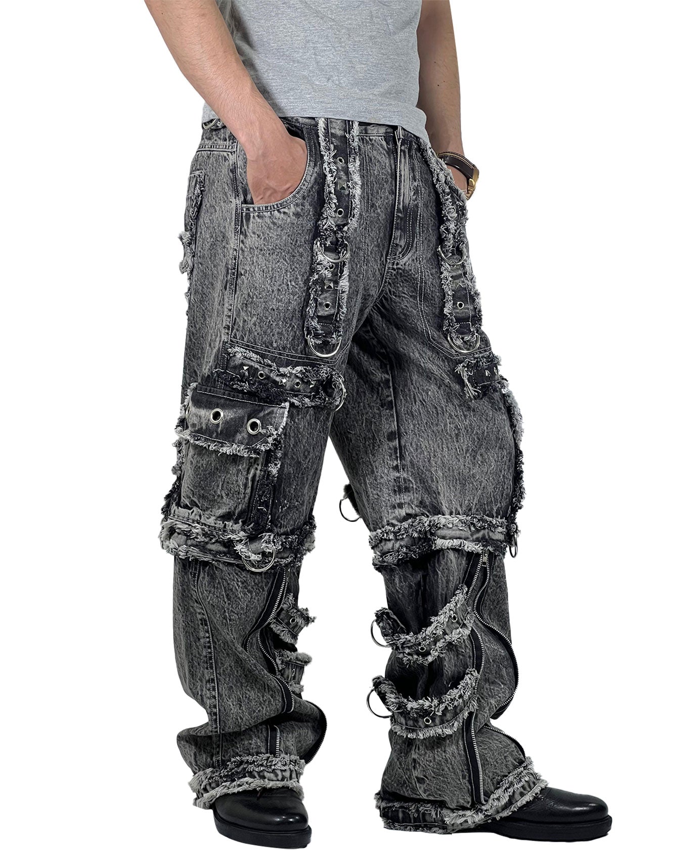 Eerie Echo Baggy Gothic Pant -  -  - Trippprs