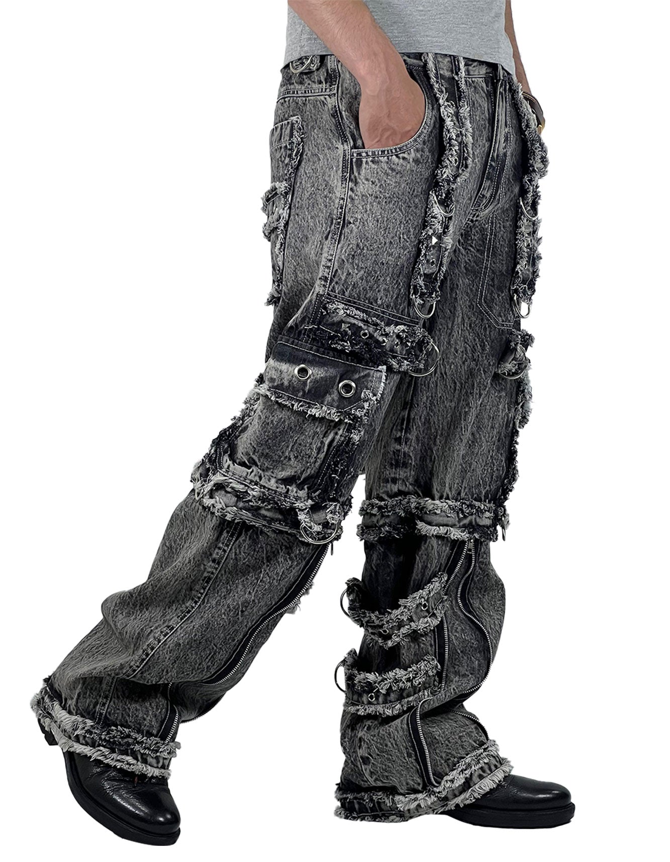 Eerie Echo Baggy Gothic Pant -  -  - Trippprs