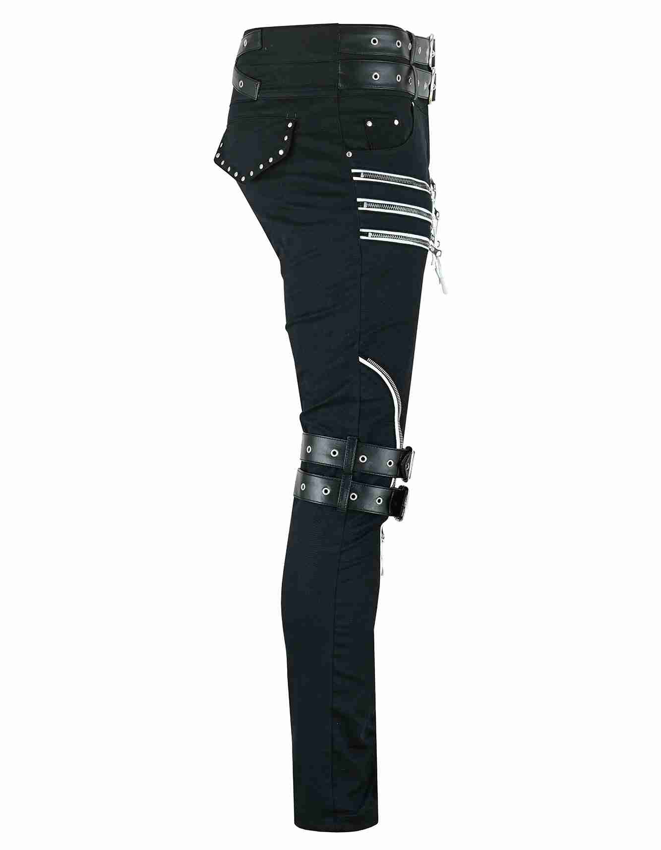 Midnight Masquerade Gothic Skinny Pant -  -  - Trippprs