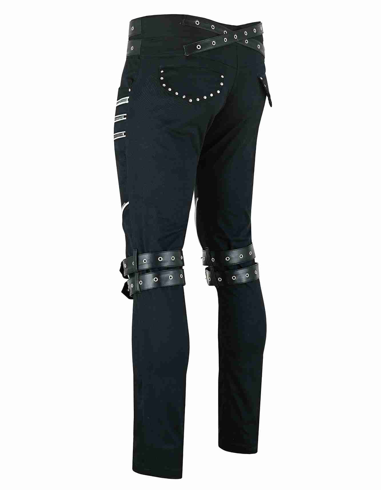 Midnight Masquerade Gothic Skinny Pant -  -  - Trippprs