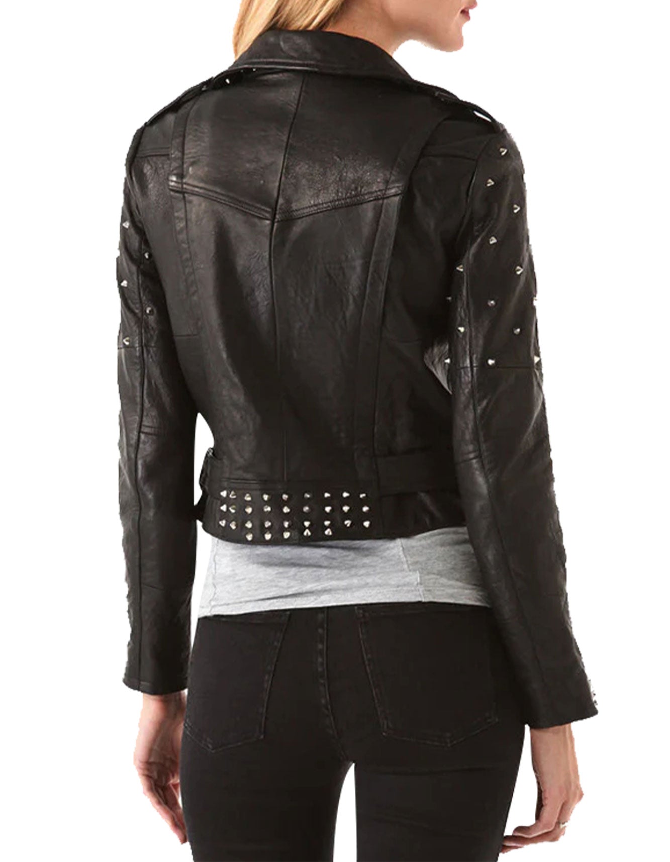 Phoenix Rise Black Studded Jacket -  -  - Trippprs