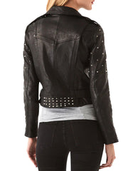 Phoenix Rise Black Studded Jacket -  -  - Trippprs