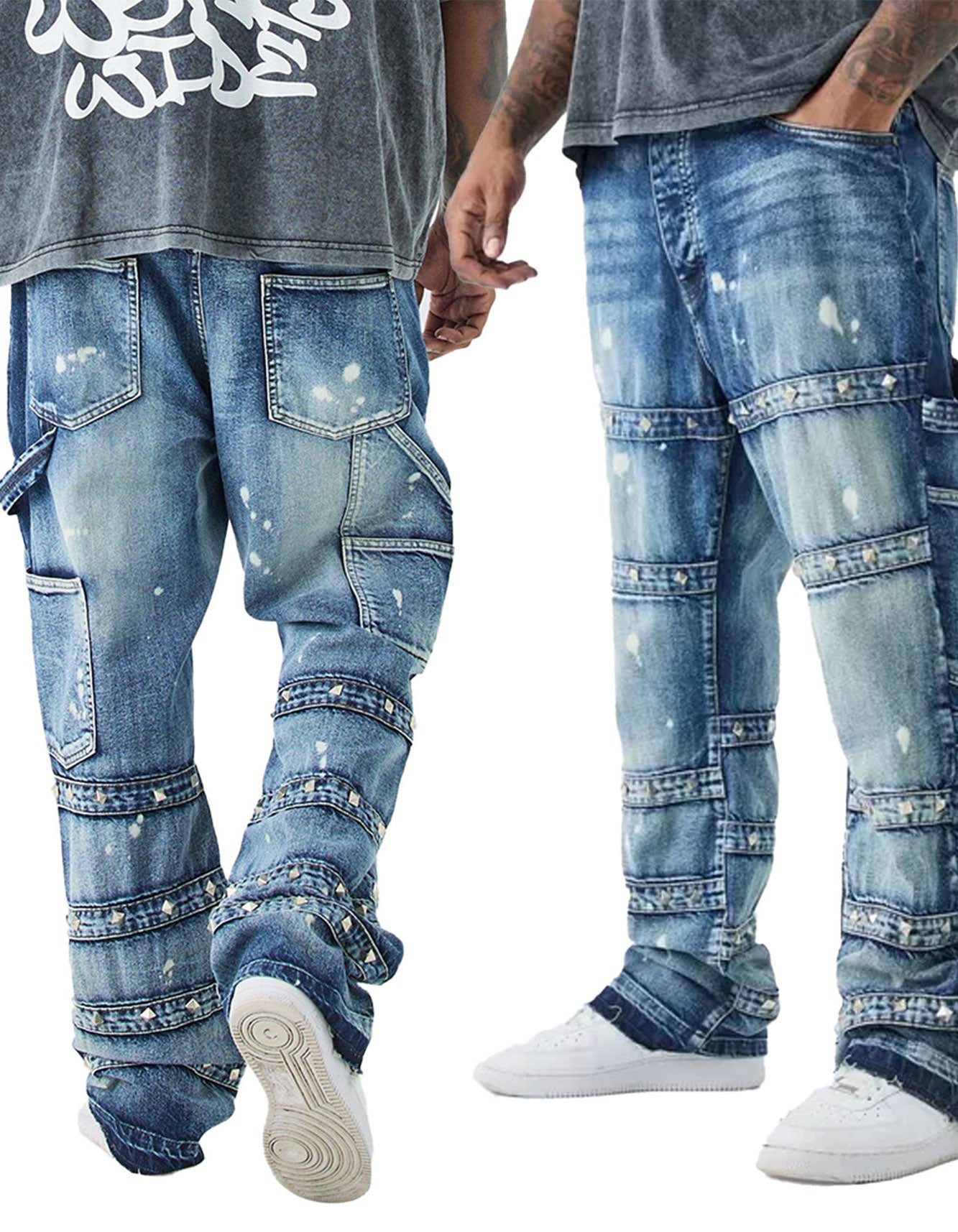 RIGID FLARE JEANS -  -  - Trippprs