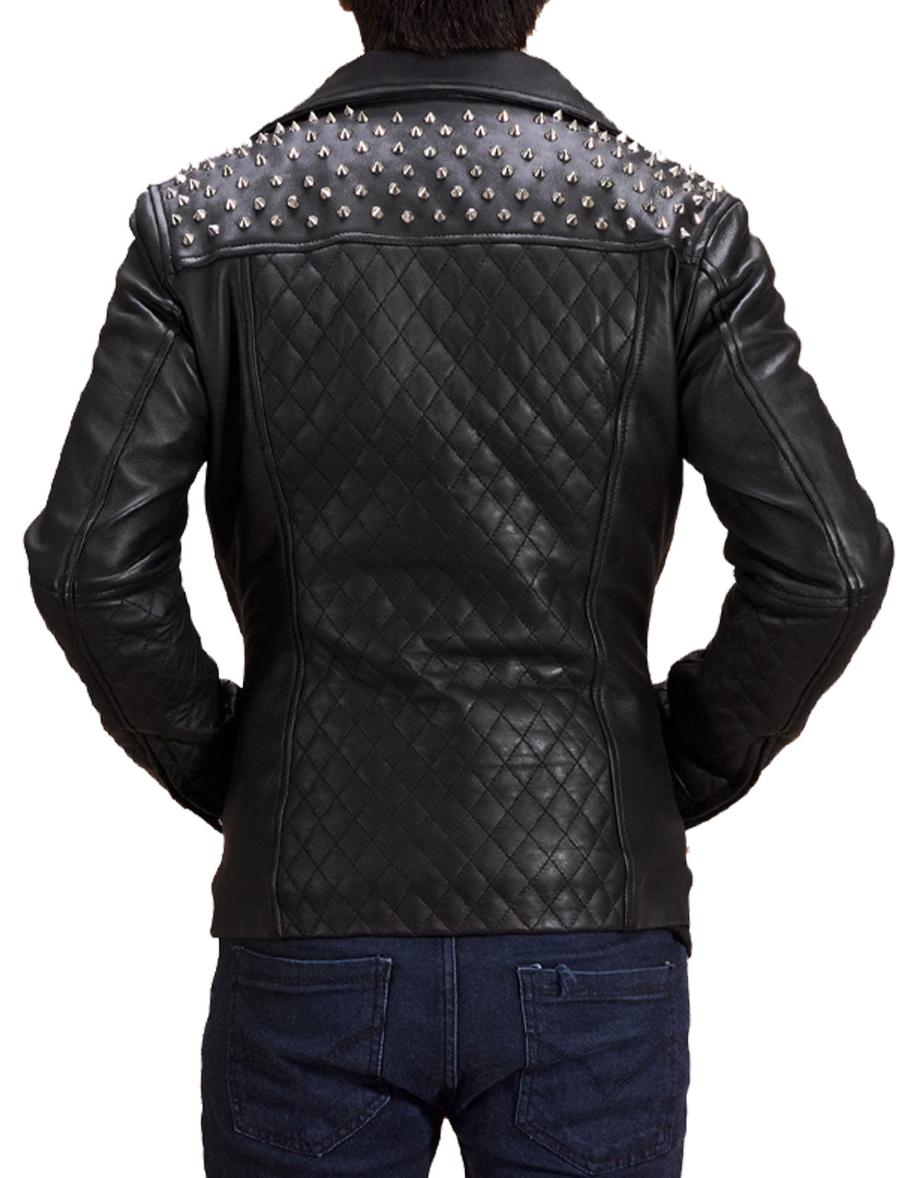 Rebel Style Silver Stud Jacket -  -  - Trippprs