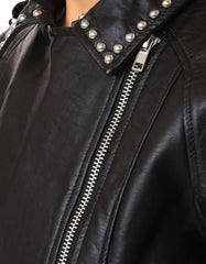 Rebellion Remix Black Studded Leather -  -  - Trippprs