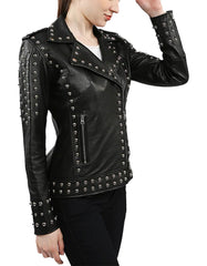 Rebellious Edge Black Studded Jacket -  -  - Trippprs