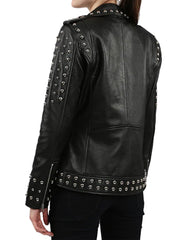 Rebellious Edge Black Studded Jacket -  -  - Trippprs
