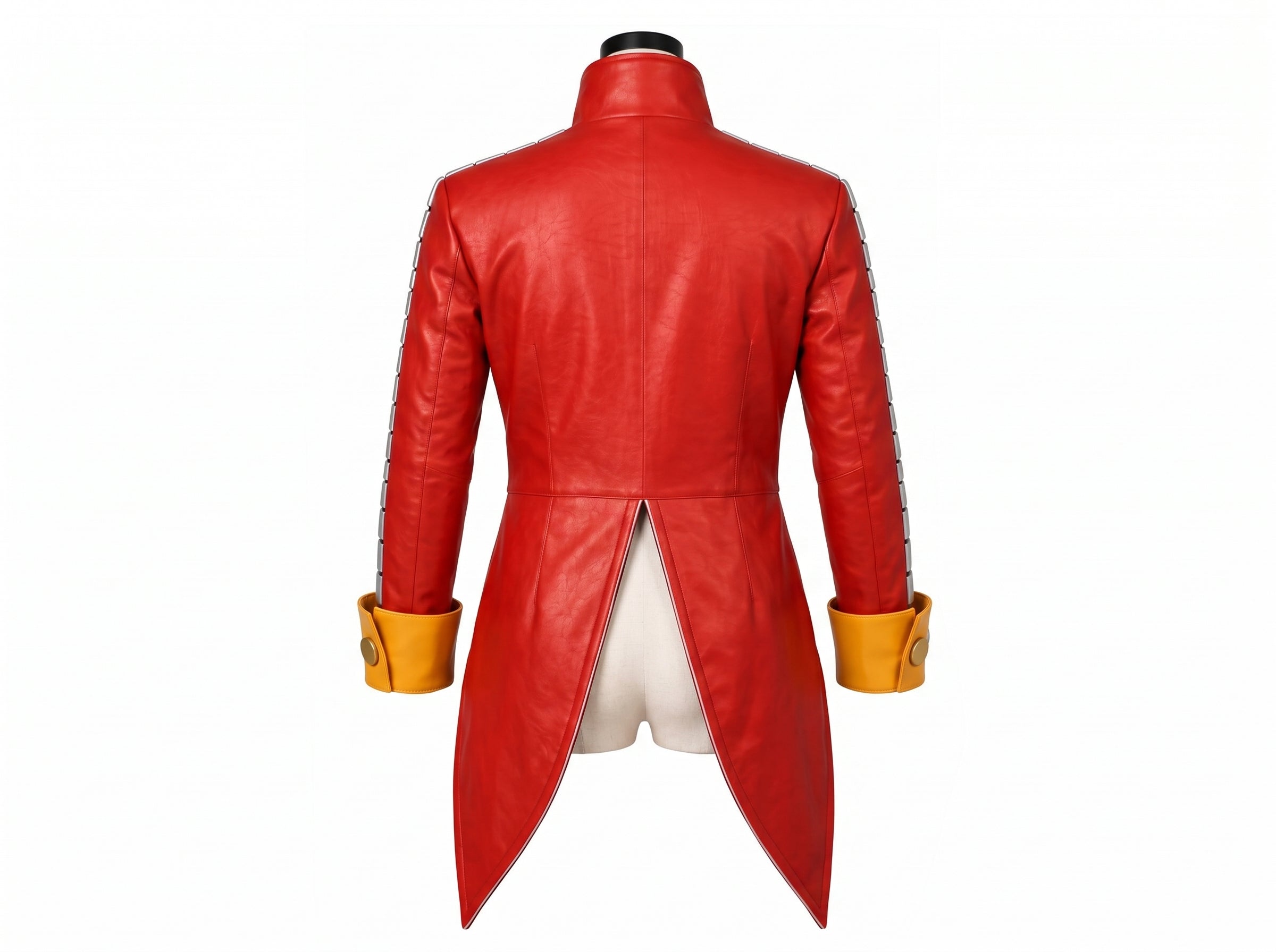 Dr. Eggman Costume Jacket – Red Leather Cosplay Coat for Men