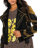 Studded Black Jacket -  -  - Trippprs